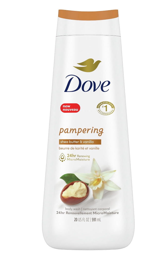 Dove body wash 20oz shea butter and vanilla