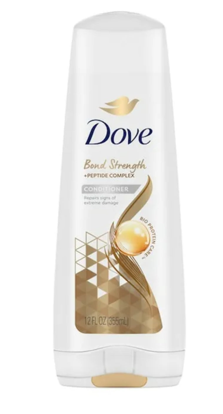 Dove shampoo conditioner SET bond strength