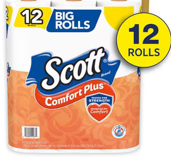Scott 12pk toilet paper