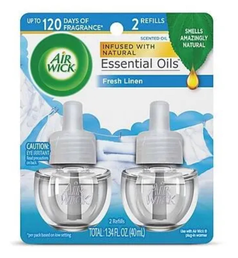 Air wick refills 2pk fresh linen