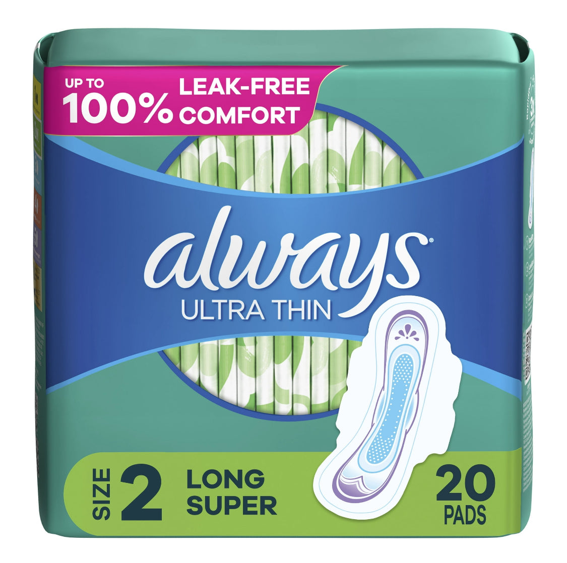 Always ultra thin 20ct size 2 pads