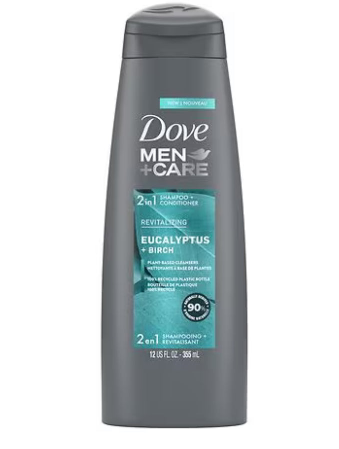 Dove men shampoo/conditioner 12oz