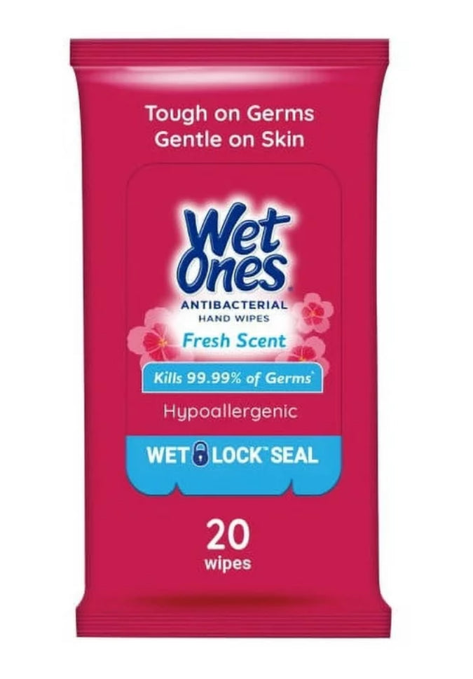 Wet ones 20ct fresh scent