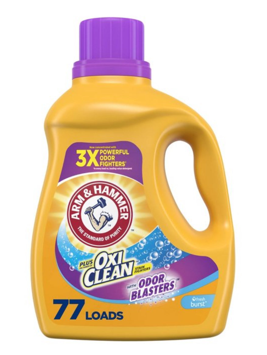 Arm and hammer detergent 100.5oz w/oxi clean odor blasters