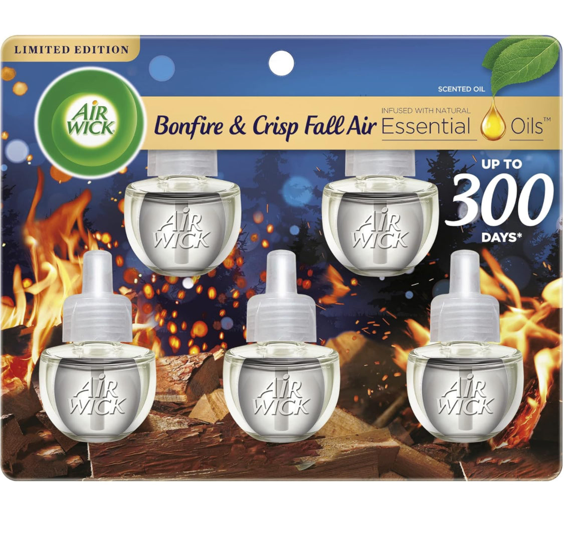 Air wick 5ct bonfire and crisp fall air