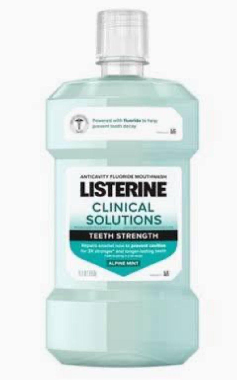 Listerine clinical solutions 1liter teeth strength