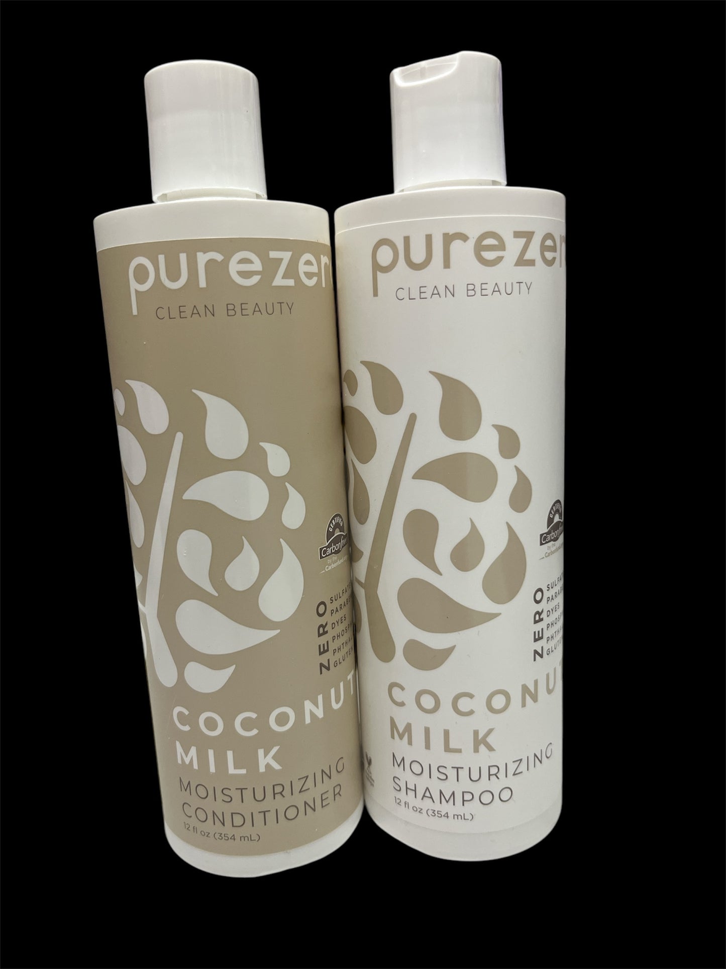 Pure zero shampoo conditioner SET 12oz moisturizing