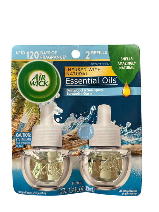 Air wick 2pk refill driftwood & sea spray