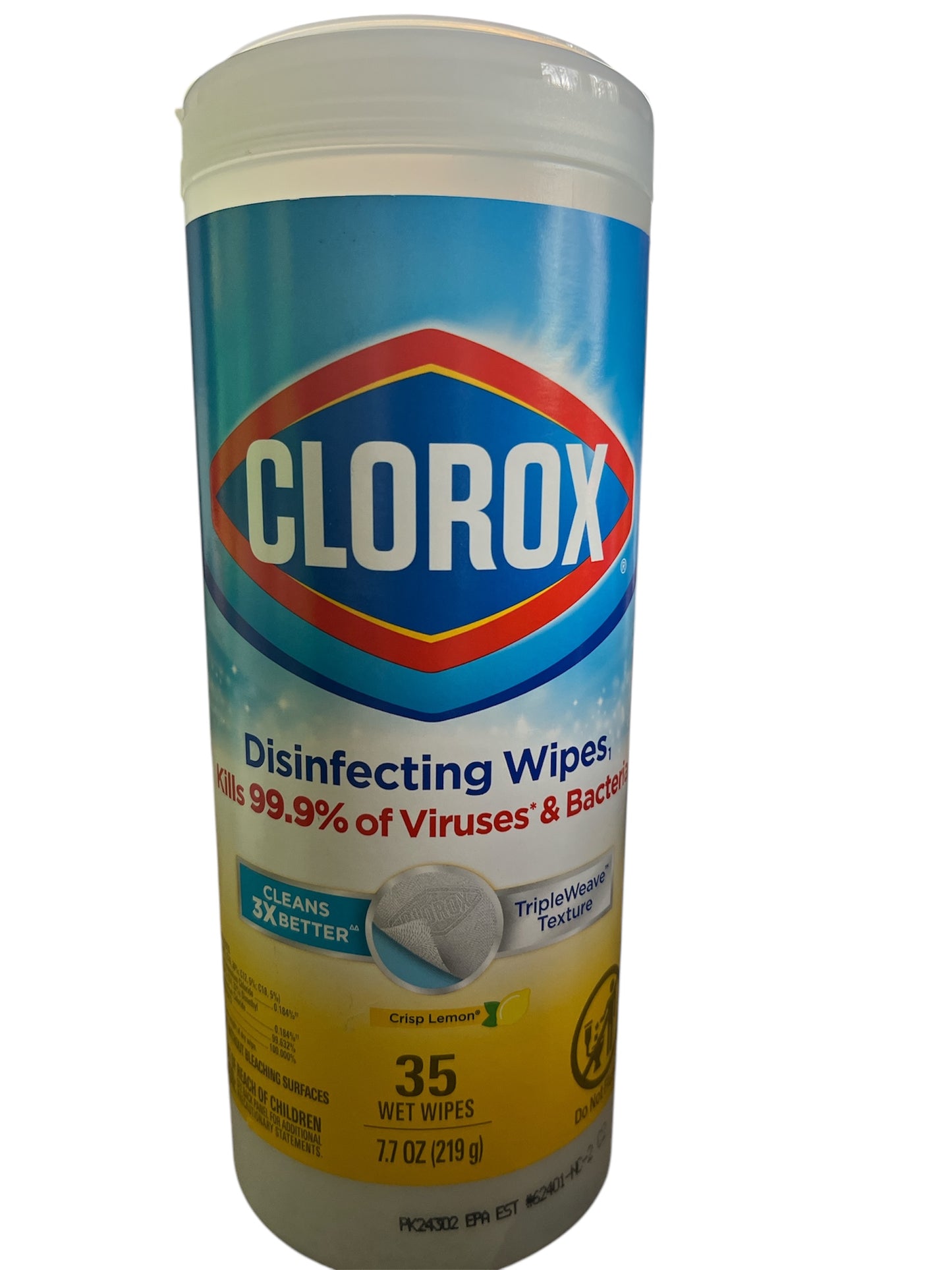 Clorox wipes 35ct lemon