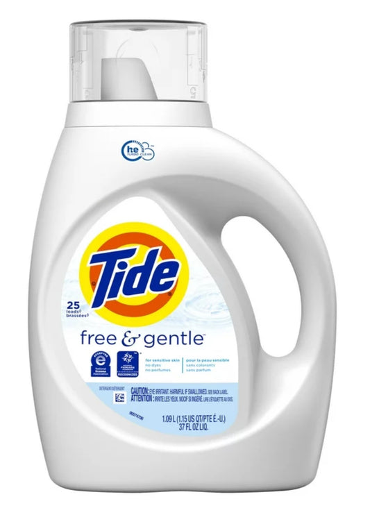 Tide free and clear 37oz