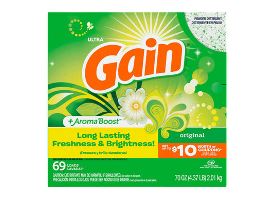 Gain powder detergent 70oz