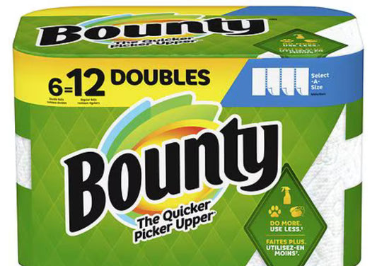 Bounty 6=12 paper towels