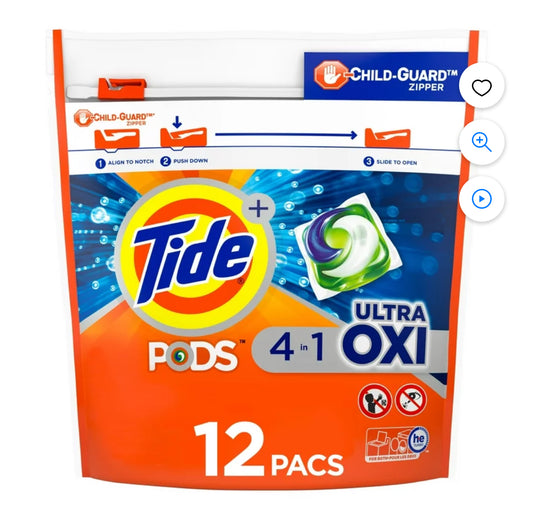 Tide pods 12ct oxi