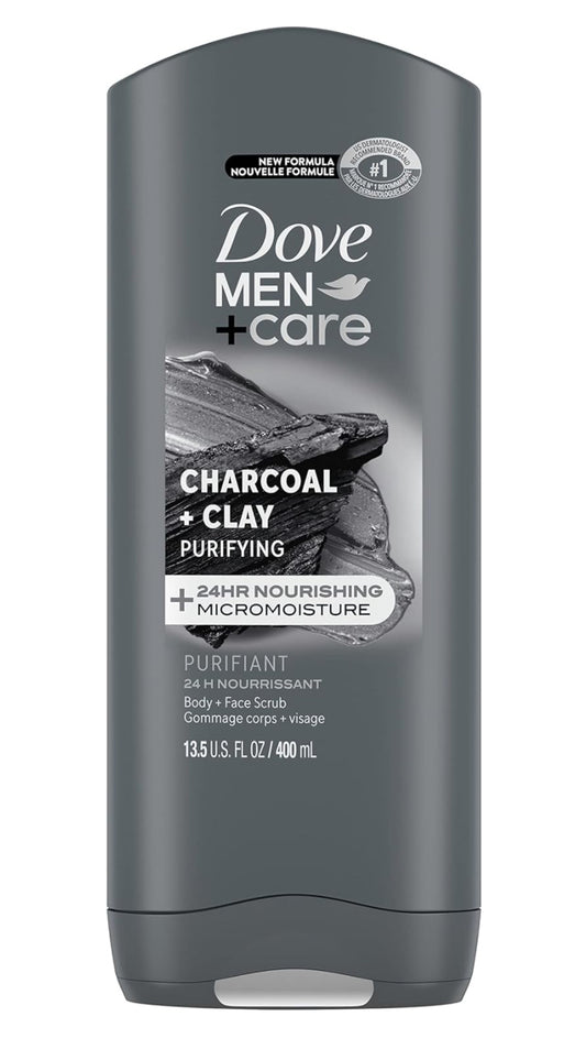 Dove men body wash 13.5oz charcoal and clay