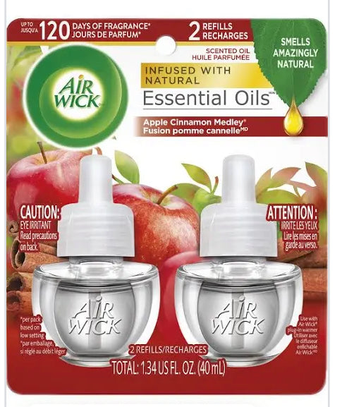 Air wick 2pk refills apple cinnamon
