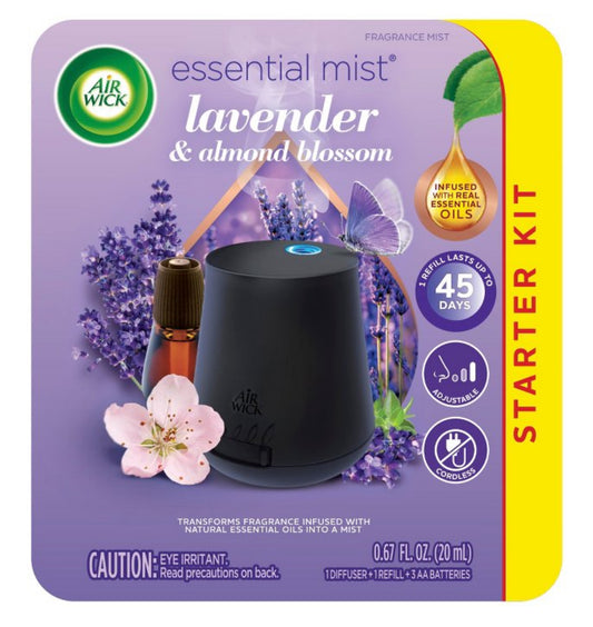 Air wick lavender and almond blossom diffuser starter kit