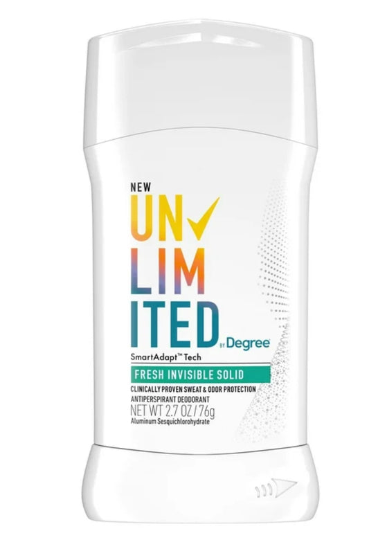 Degree unlimited deodorant 2.7oz