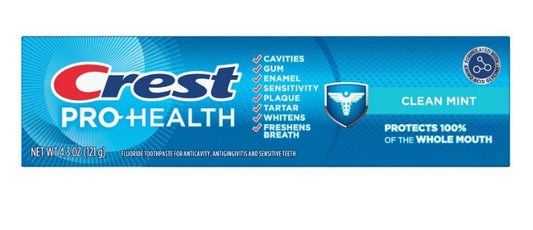 Crest pro health toothpaste 4.3oz clean mint