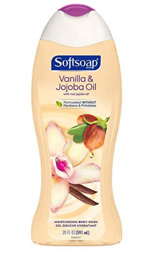 Soft soap body wash 20oz warm vanilla and jojoba oil