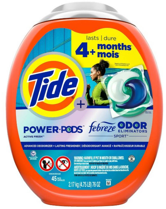 Tide pod 45ct febreze odor