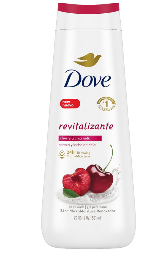 Dove body wash 20oz cherry and chia milk