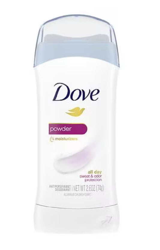 Dove antiperspirant deodorant 2.6oz powder