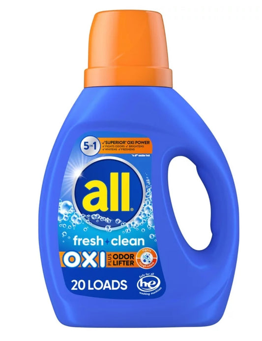 All detergent 32oz with oxi