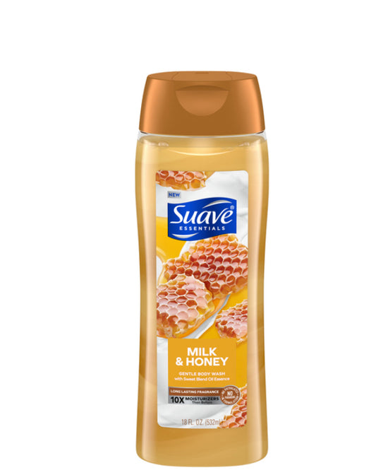 Suave body wash 18oz milk honey