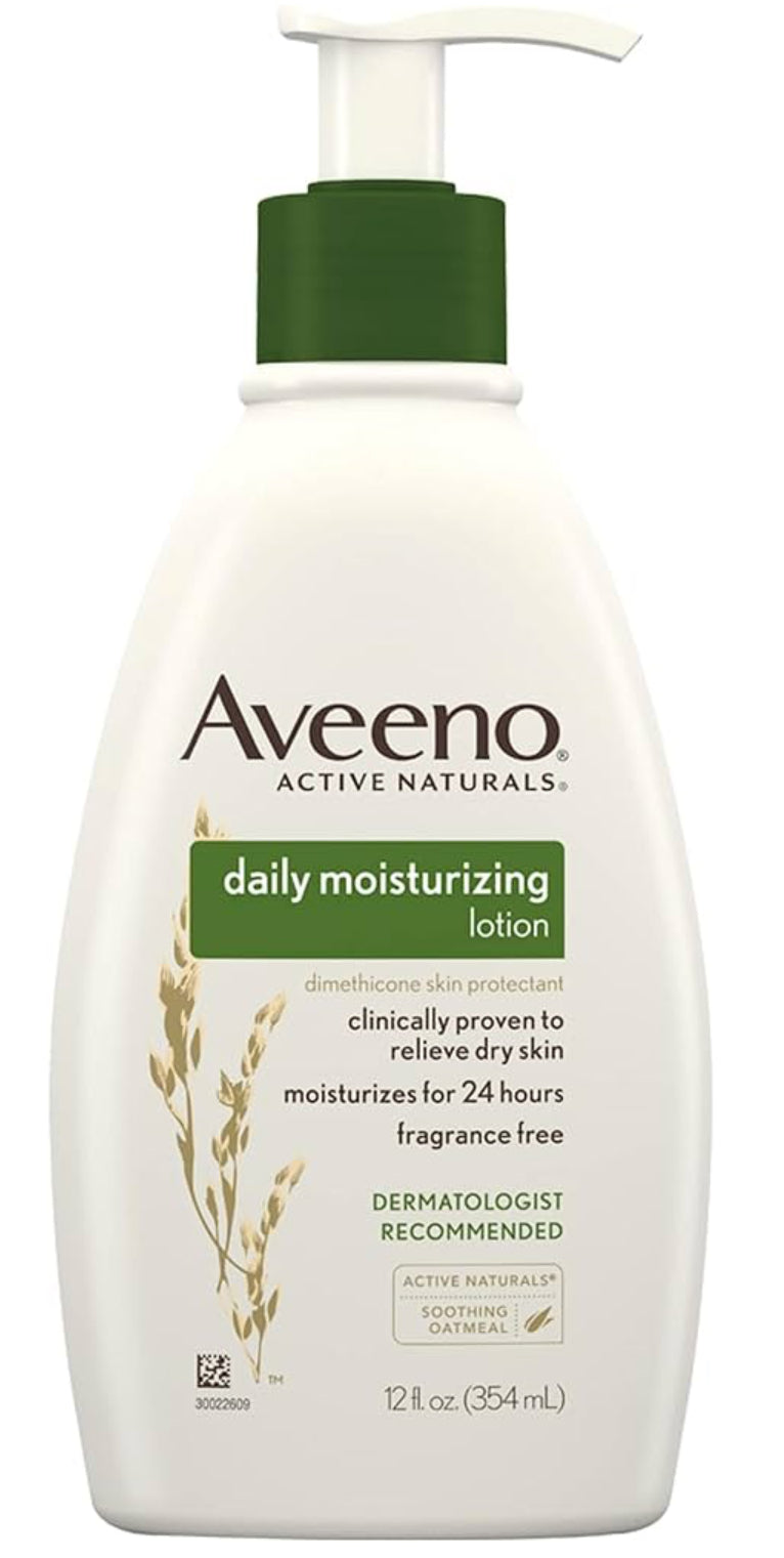 Aveeno body lotion 12oz