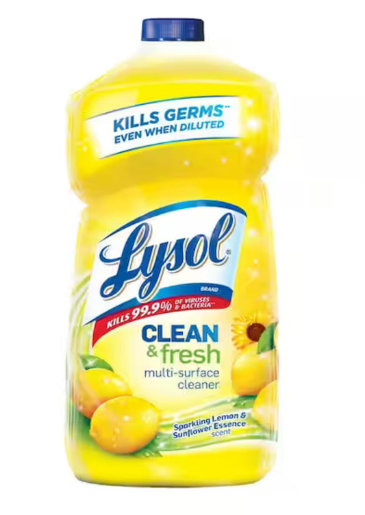 Lysol multi surface cleaner 40oz lemon