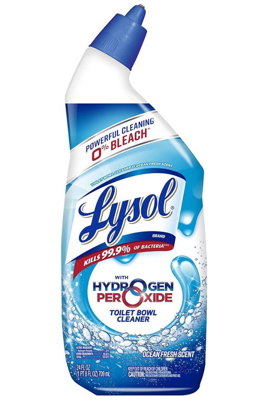 Lysol toilet bowl cleaner 24oz with hydrogen peroxide