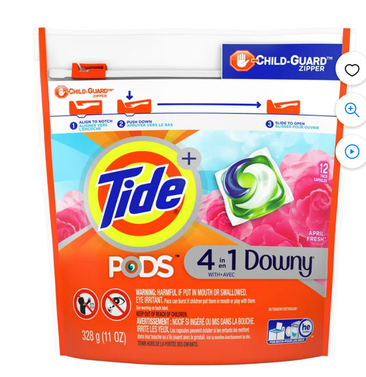 Tide pods 12ct downy
