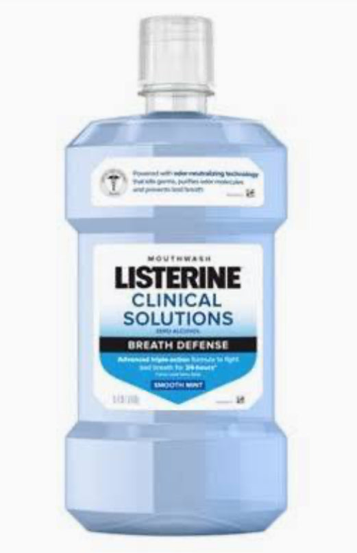Listerine clinical solutions breath defense 1liter