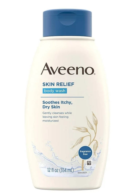 Aveeno skin relief body wash 12oz
