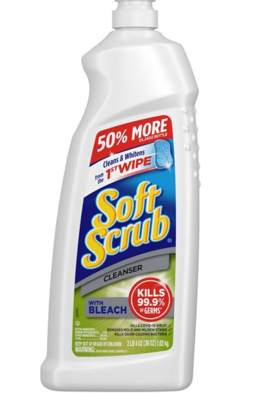 Soft scrub 32oz with bleach