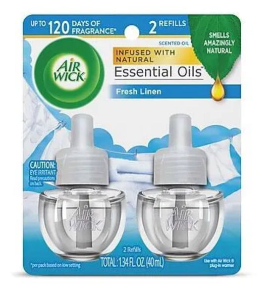 Air wick refills 2pk fresh linen