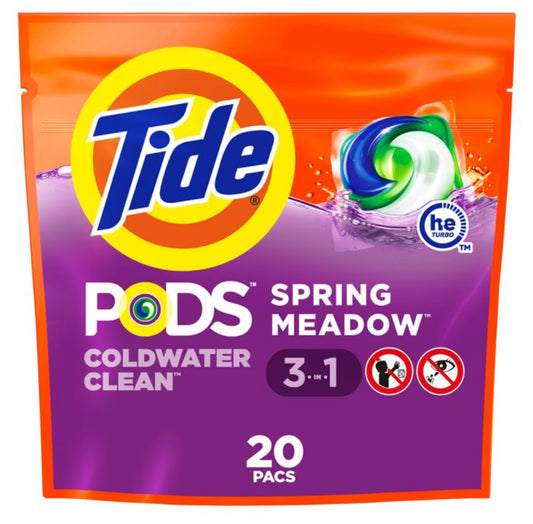 Tide pods 16ct spring meadow