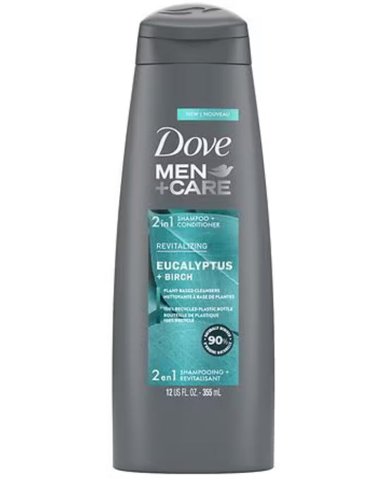 Dove men shampoo/conditioner 12oz