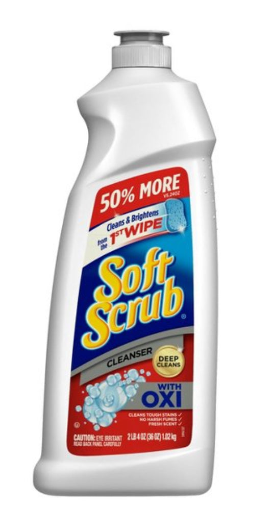 Soft scrub w/oxi cleaner 36oz