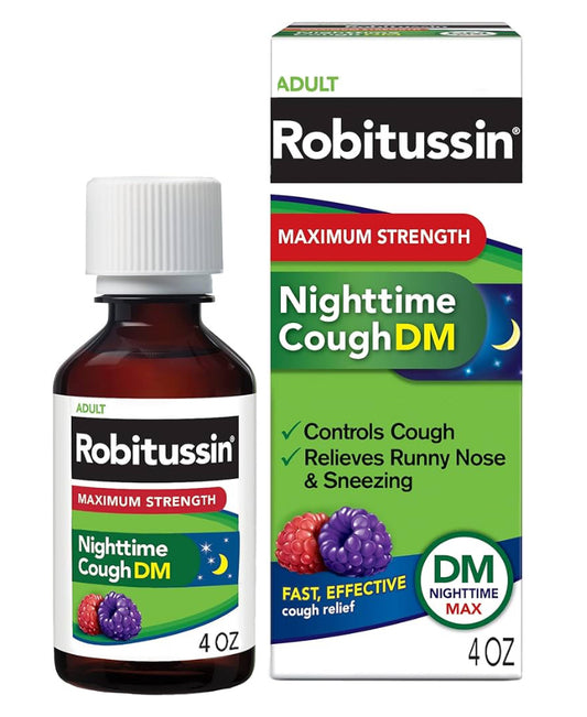 Robitussin nighttime cough dm 4oz ADULT