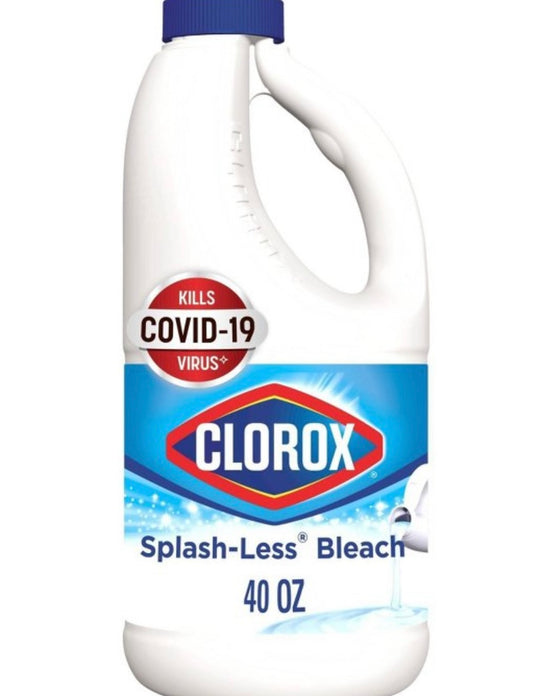 Clorox splash less bleach 40oz