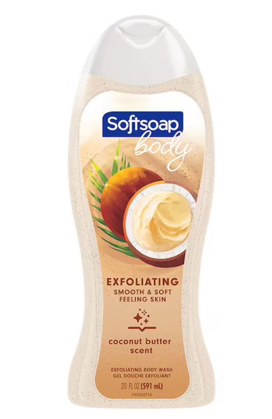 Softsoap body wash 20oz exfoliating scrub