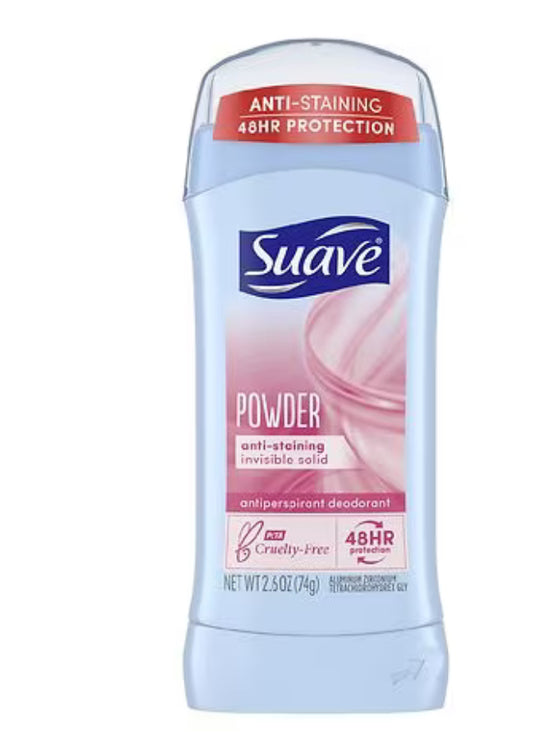 Suave 2.6oz antiperspirant deodorant powder