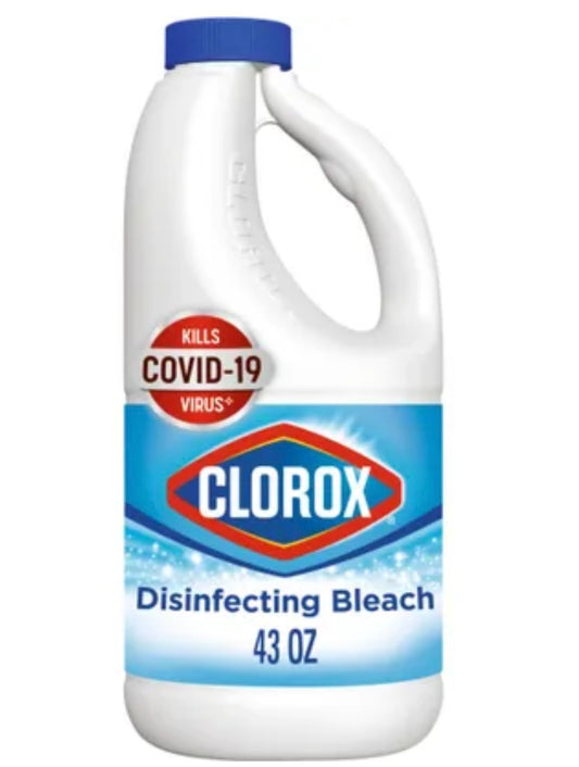Clorox disinfecting bleach 43oz