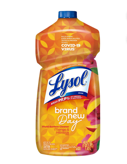 Lysol multi surface cleaner 40oz mango & hibiscus