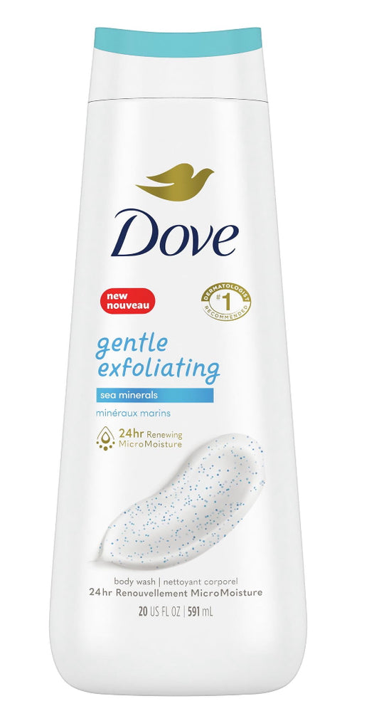 Dove body wash gentle exfoliating 20oz