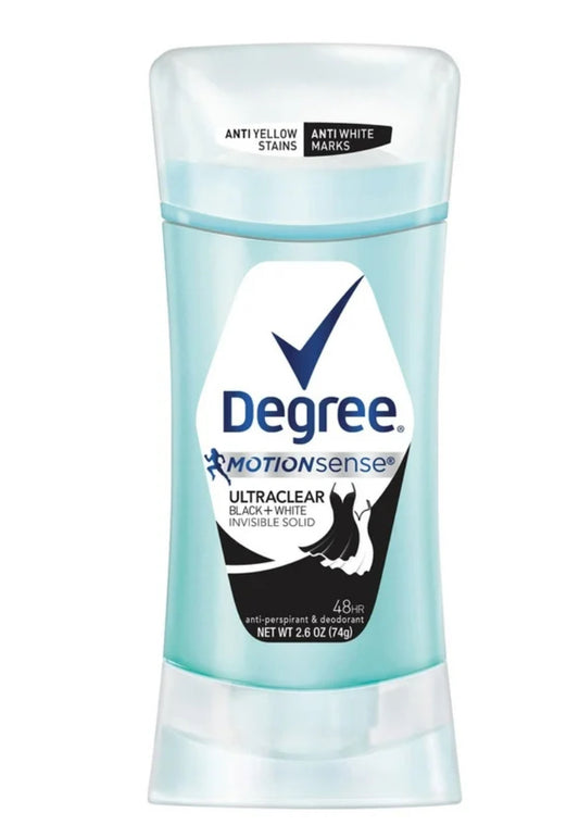 Degree ultra clear black and white 2.6oz