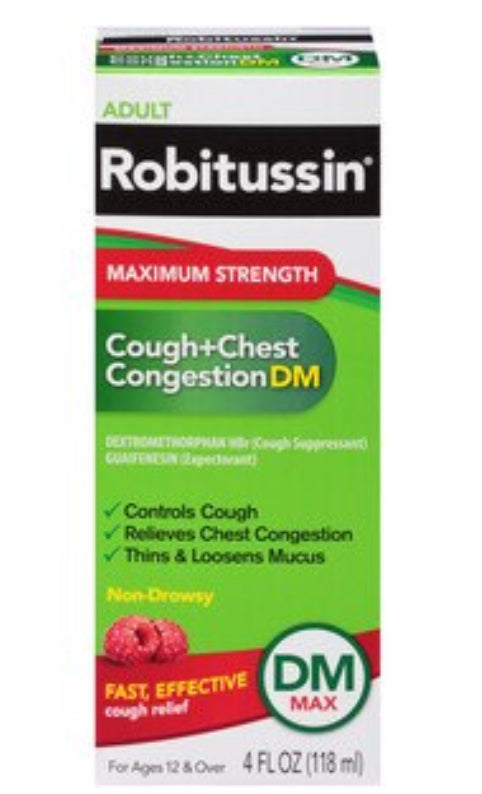 Robitussin cough and chest congestion dm 4oz. ADULT