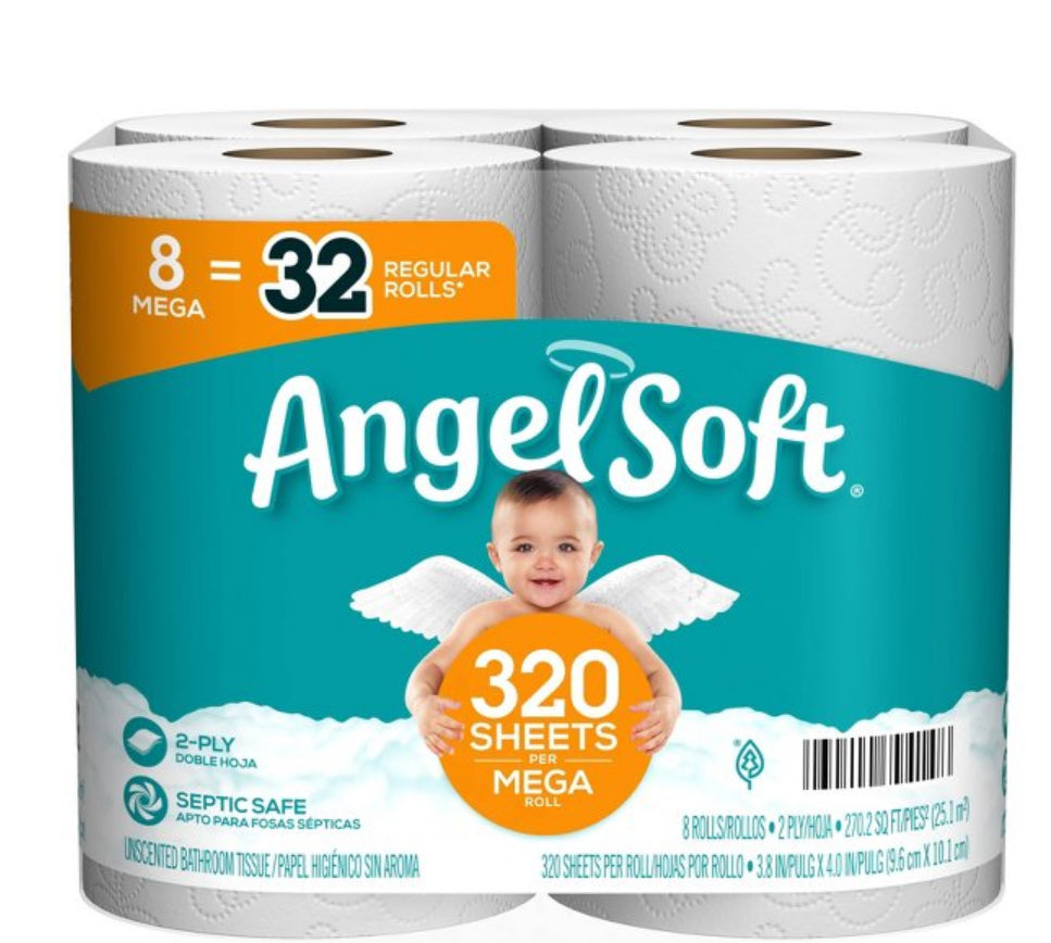 Angel soft 8=32 toilet paper