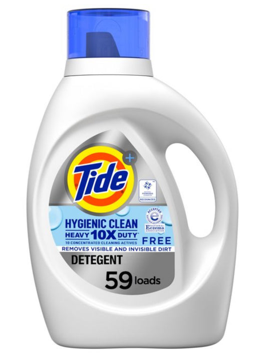 Tide 92oz detergent free and clear